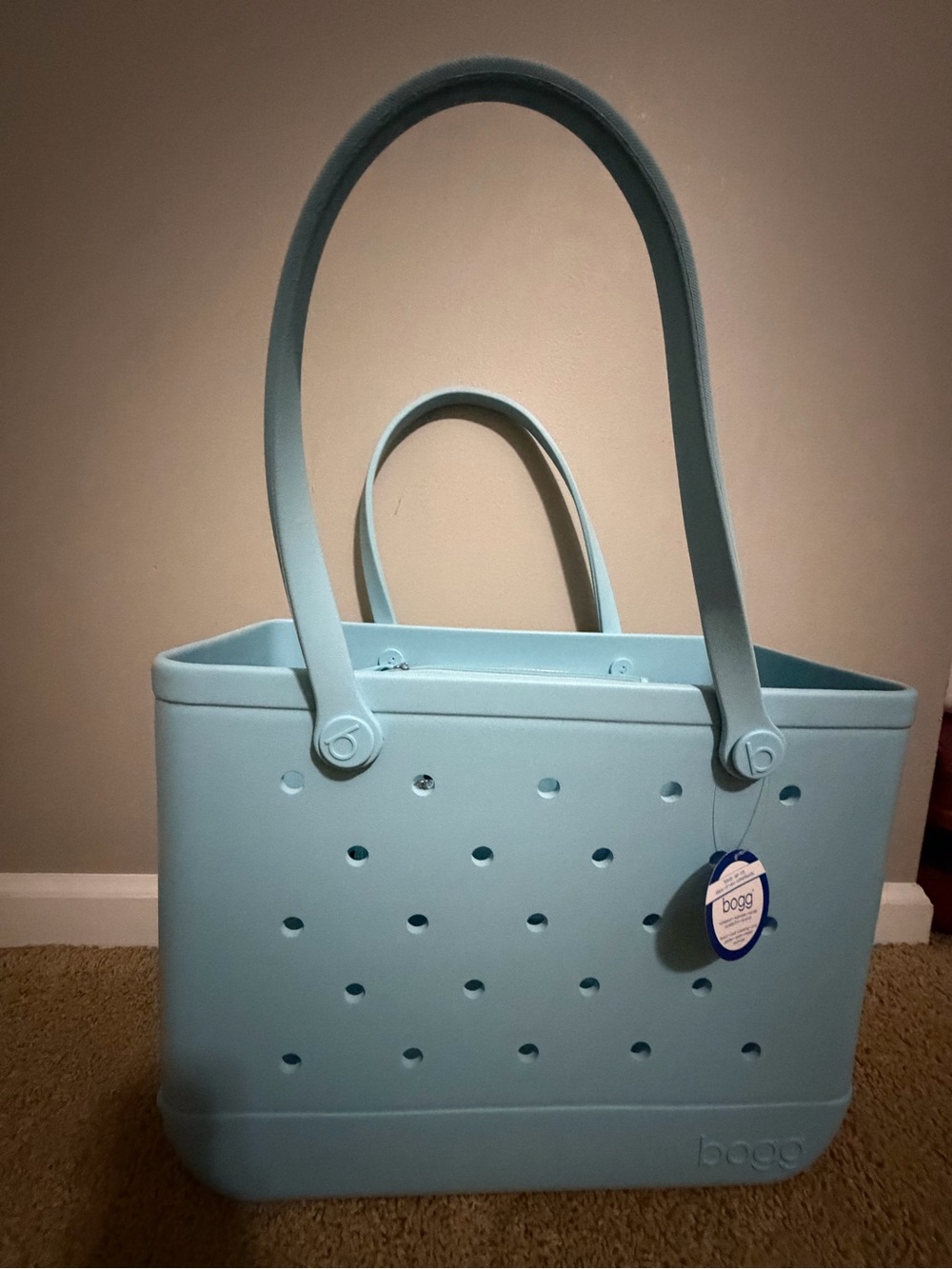 BOGG BAG Sky Blue Perforated Tote